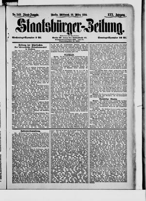Staatsbürger-Zeitung vom 28.03.1894