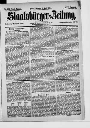 Staatsbürger-Zeitung on Apr 2, 1894
