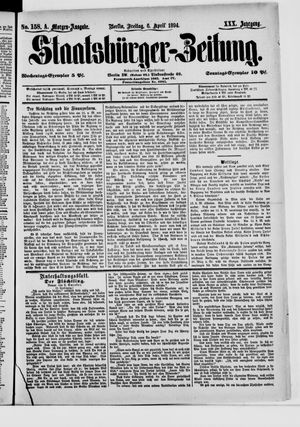 Staatsbürger-Zeitung on Apr 6, 1894