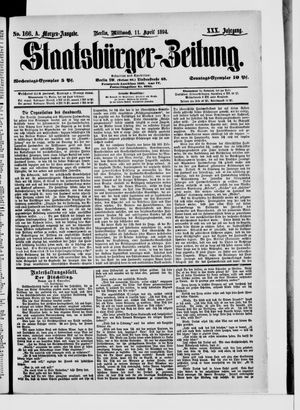 Staatsbürger-Zeitung on Apr 11, 1894