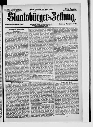 Staatsbürger-Zeitung vom 11.04.1894