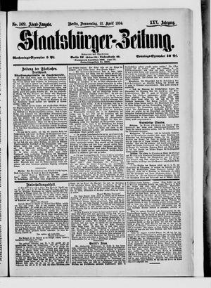 Staatsbürger-Zeitung vom 12.04.1894