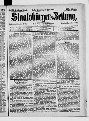 Staatsbürger-Zeitung vom 14.04.1894