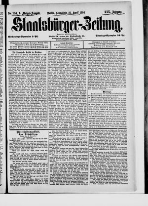 Staatsbürger-Zeitung vom 21.04.1894