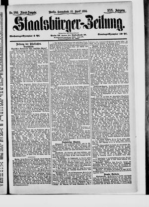Staatsbürger-Zeitung vom 21.04.1894