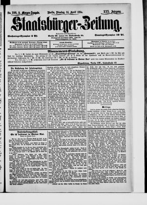 Staatsbürger-Zeitung vom 24.04.1894