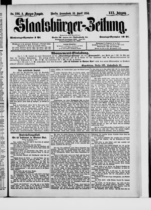 Staatsbürger-Zeitung vom 28.04.1894