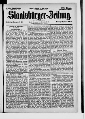 Staatsbürger-Zeitung vom 03.05.1894