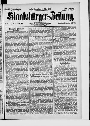 Staatsbürger-Zeitung vom 13.05.1894