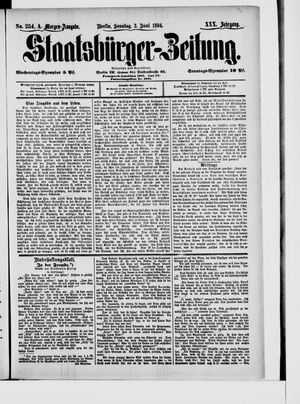Staatsbürger-Zeitung on Jun 3, 1894