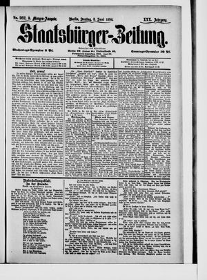 Staatsbürger-Zeitung vom 08.06.1894