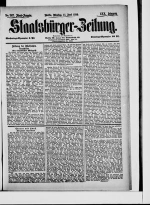 Staatsbürger-Zeitung on Jun 11, 1894