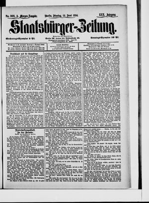 Staatsbürger-Zeitung vom 12.06.1894