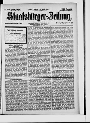 Staatsbürger-Zeitung vom 12.06.1894