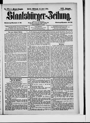 Staatsbürger-Zeitung on Jun 13, 1894