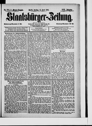 Staatsbürger-Zeitung vom 15.06.1894