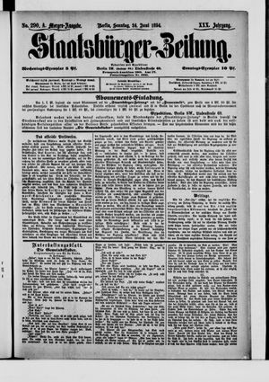Staatsbürger-Zeitung vom 24.06.1894
