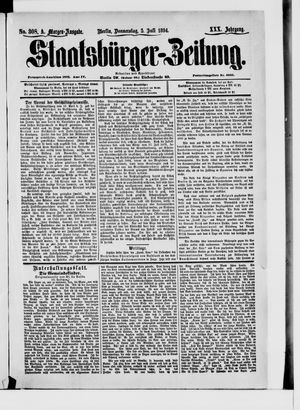 Staatsbürger-Zeitung vom 05.07.1894