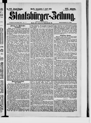 Staatsbürger-Zeitung on Jul 7, 1894