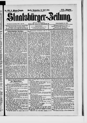 Staatsbürger-Zeitung vom 12.07.1894