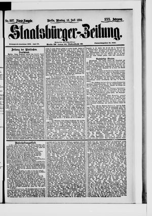 Staatsbürger-Zeitung vom 16.07.1894
