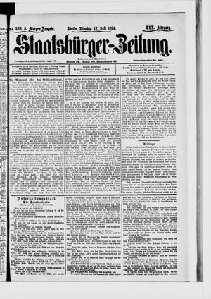 Staatsbürger-Zeitung vom 17.07.1894