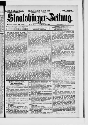 Staatsbürger-Zeitung vom 21.07.1894
