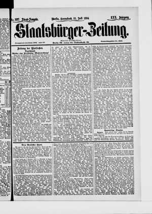 Staatsbürger-Zeitung vom 21.07.1894
