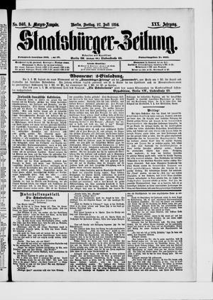Staatsbürger-Zeitung vom 27.07.1894