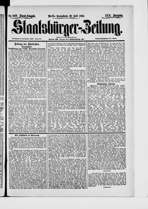 Staatsbürger-Zeitung vom 28.07.1894