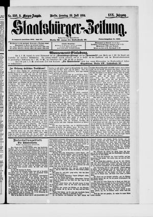 Staatsbürger-Zeitung vom 29.07.1894