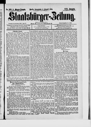 Staatsbürger-Zeitung vom 04.08.1894