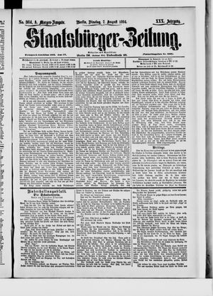Staatsbürger-Zeitung vom 07.08.1894