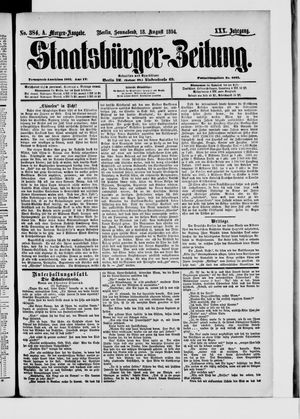Staatsbürger-Zeitung vom 18.08.1894