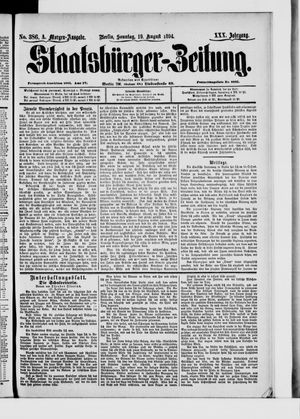Staatsbürger-Zeitung vom 19.08.1894