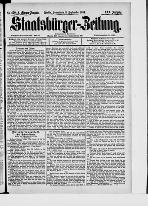 Staatsbürger-Zeitung vom 08.09.1894