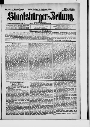 Staatsbürger-Zeitung vom 28.09.1894