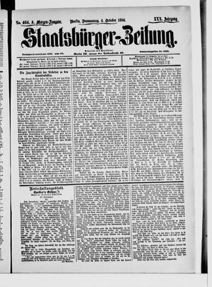 Staatsbürger-Zeitung vom 04.10.1894