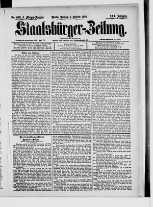 Staatsbürger-Zeitung vom 05.10.1894