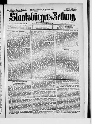 Staatsbürger-Zeitung vom 06.10.1894