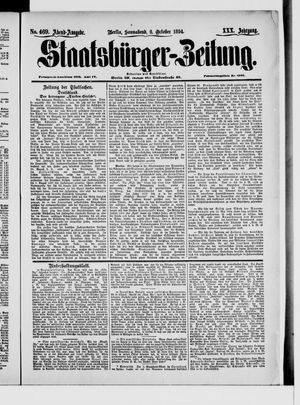 Staatsbürger-Zeitung vom 06.10.1894