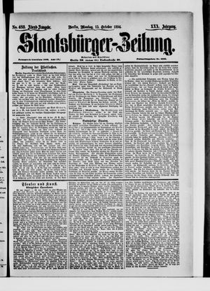 Staatsbürger-Zeitung vom 15.10.1894