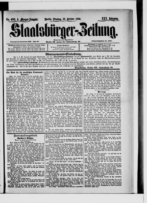 Staatsbürger-Zeitung vom 23.10.1894