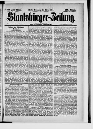 Staatsbürger-Zeitung vom 25.10.1894