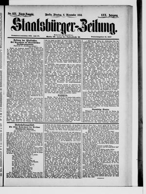 Staatsbürger-Zeitung vom 06.11.1894