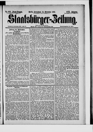 Staatsbürger-Zeitung vom 24.11.1894