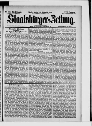 Staatsbürger-Zeitung vom 30.11.1894