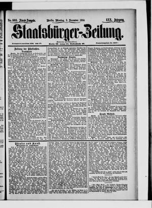 Staatsbürger-Zeitung vom 03.12.1894