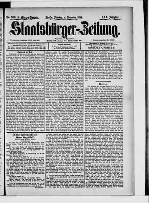 Staatsbürger-Zeitung vom 04.12.1894