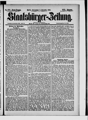 Staatsbürger-Zeitung vom 08.12.1894